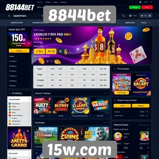 Acessibilidade e design do site 8844bet são elogiados